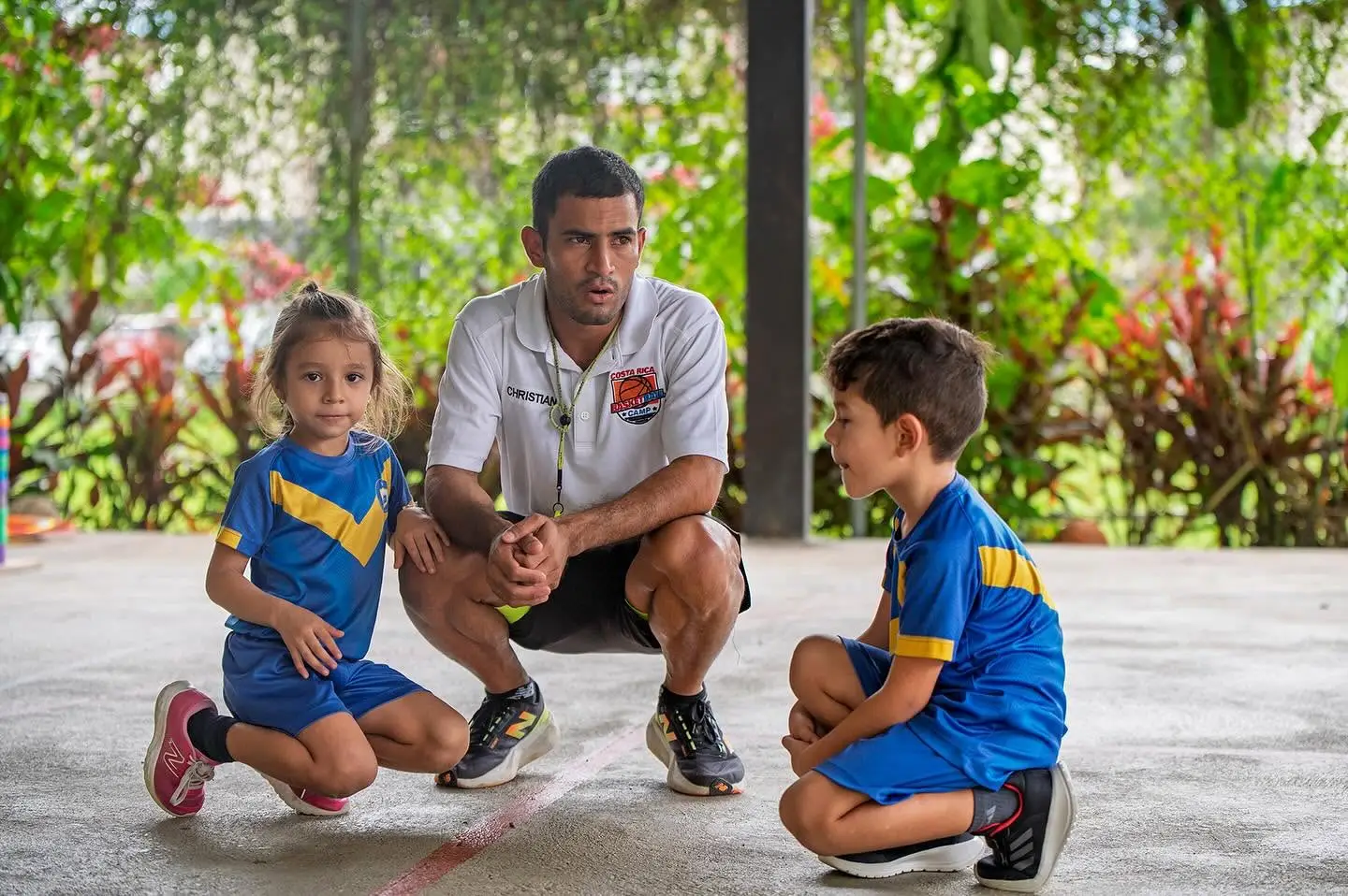 Students and an educator at Horizon International School