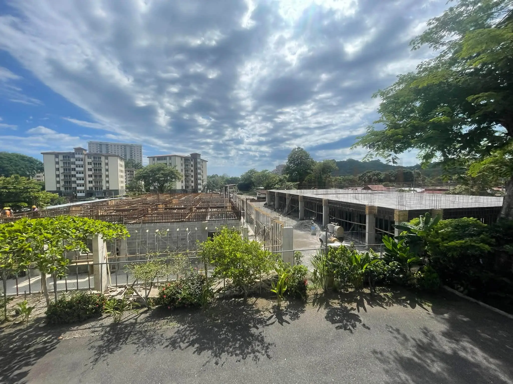 Construction underway at the school