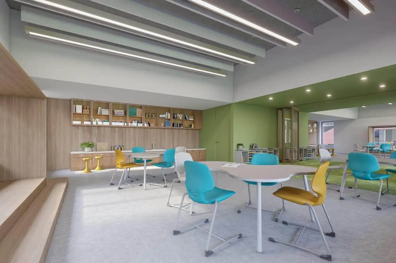 Learning lab interior rendering